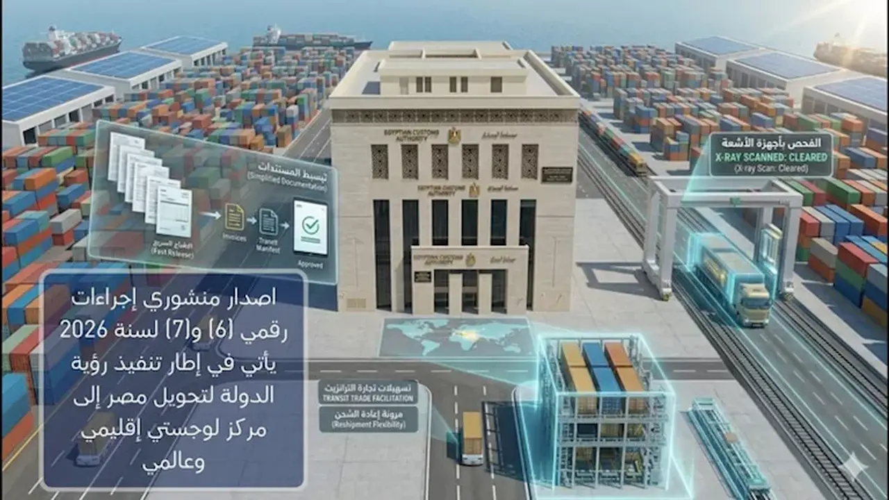 تيسيرات جمركية جديدة لتجارة الترانزيت عبر الاكتفاء بفحص الشحنات بأجهزة الأشعة فقط